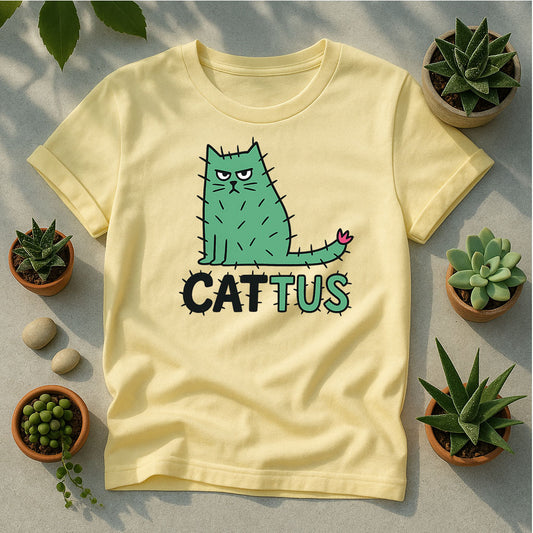Cattus Cat Cactus Unisex T-Shirt