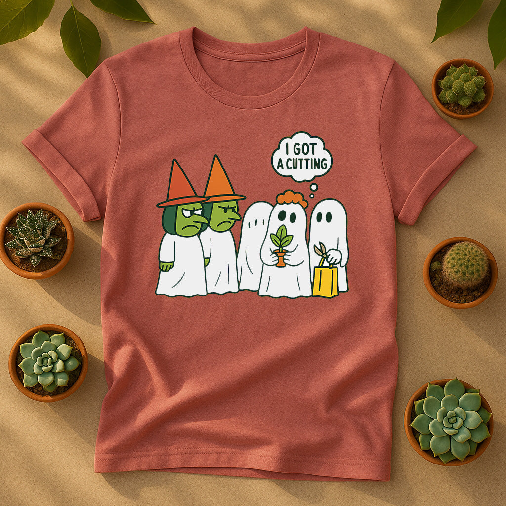 I Got a Cutting Halloween Unisex T-Shirt - Ghosts Plant Lover