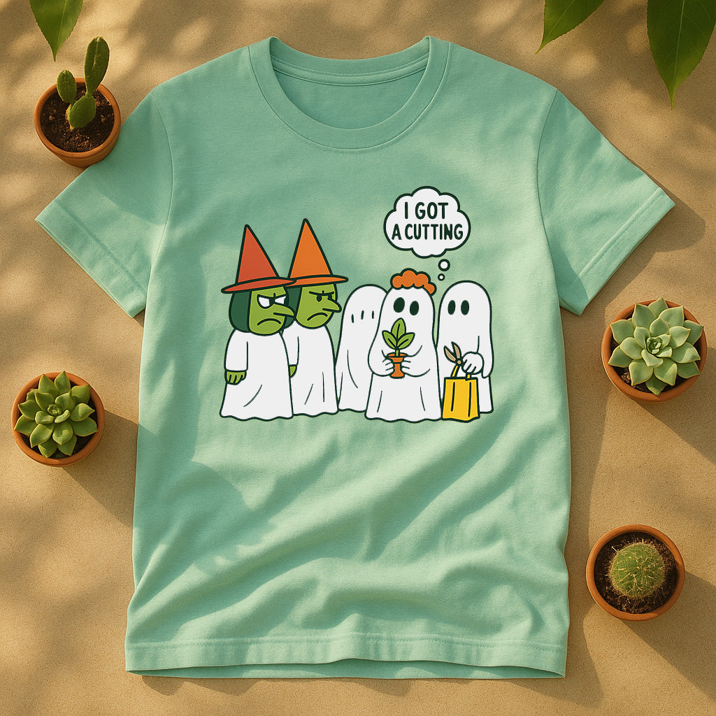 I Got a Cutting Halloween Unisex T-Shirt - Ghosts Plant Lover