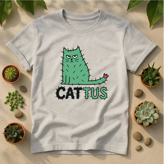 Cattus Cat Cactus Unisex T-Shirt