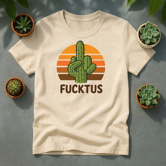 Retro Cactus Desert Sunset Unisex T-Shirt
