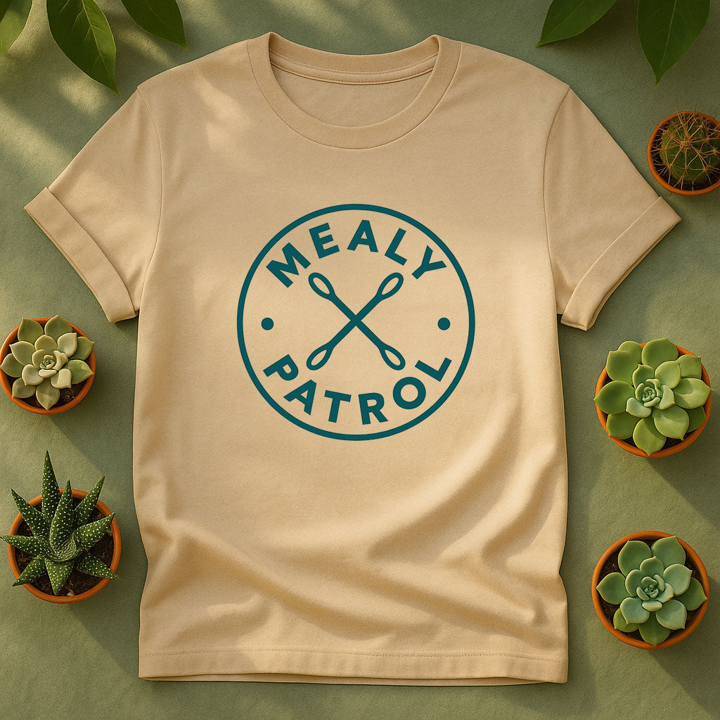 Mealy Patrol Unisex T-Shirt, Plant Lover Graphic Tee