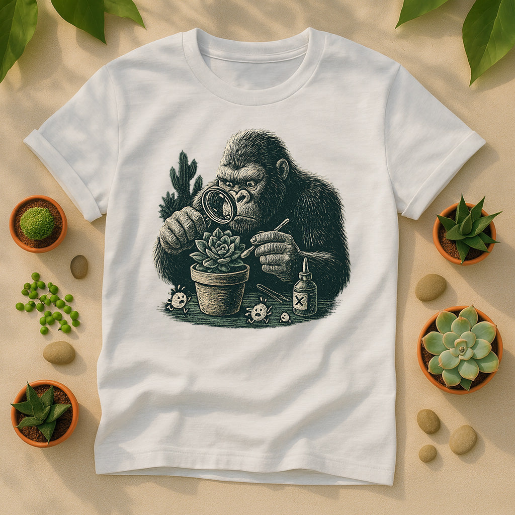 Kong Plant Inspector Unisex T-Shirt - Succulent Graphic Tee