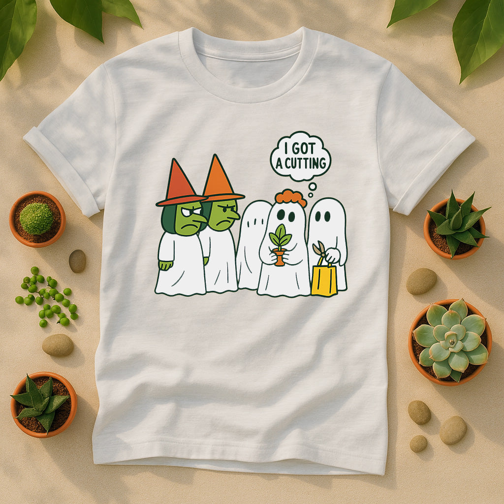 I Got a Cutting Halloween Unisex T-Shirt - Ghosts Plant Lover
