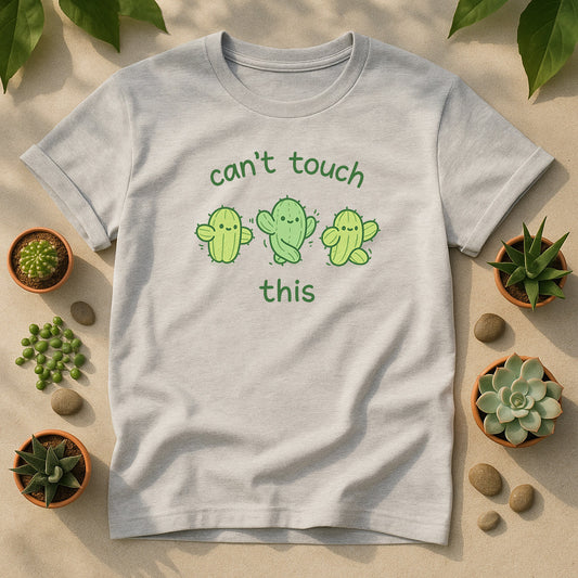 Can't Touch This Cactus Unisex T-Shirt - Cute Dancing Cacti Graphic Tee