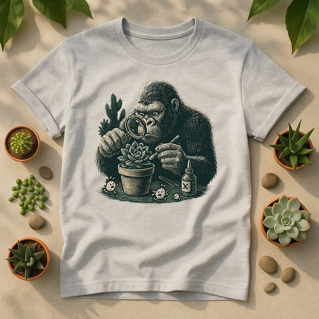 Kong Plant Inspector Unisex T-Shirt - Succulent Graphic Tee