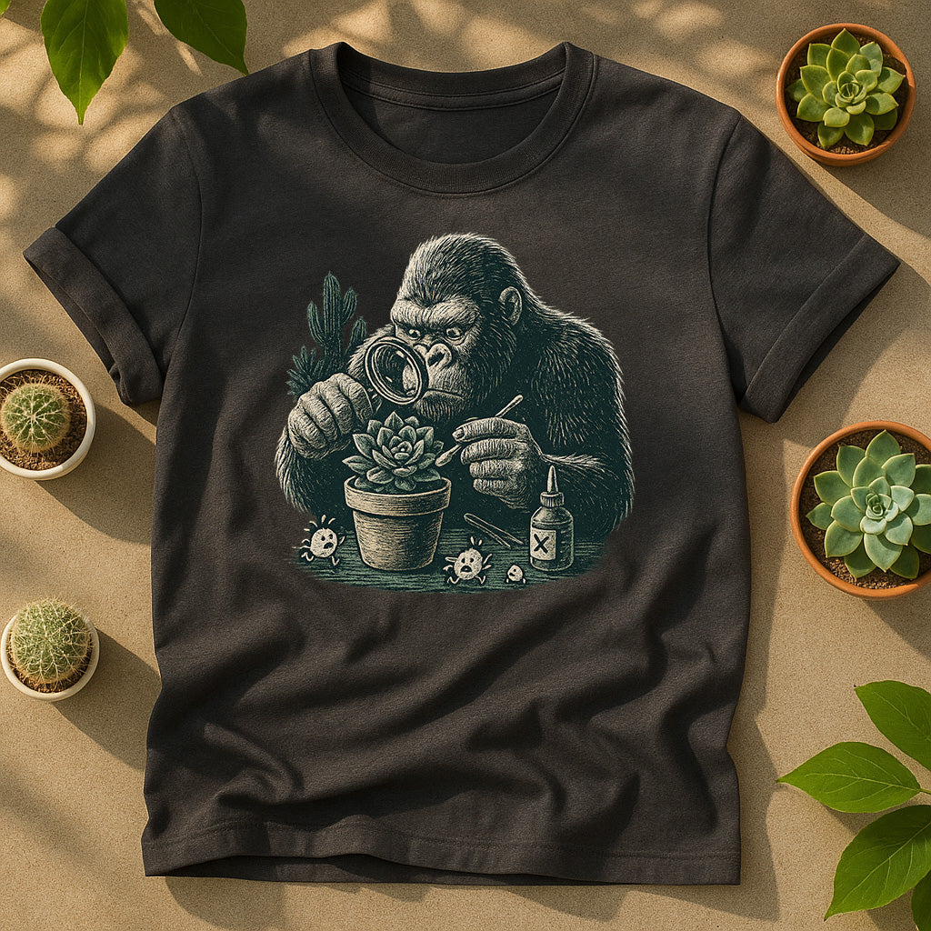 Kong Plant Inspector Unisex T-Shirt - Succulent Graphic Tee