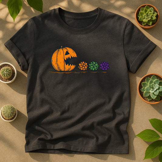 Halloween Jack-O'-Lantern & Succulents Unisex T-Shirt