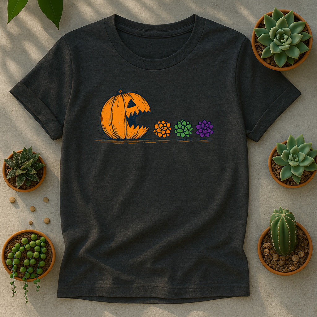 Halloween Jack-O'-Lantern & Succulents Unisex T-Shirt