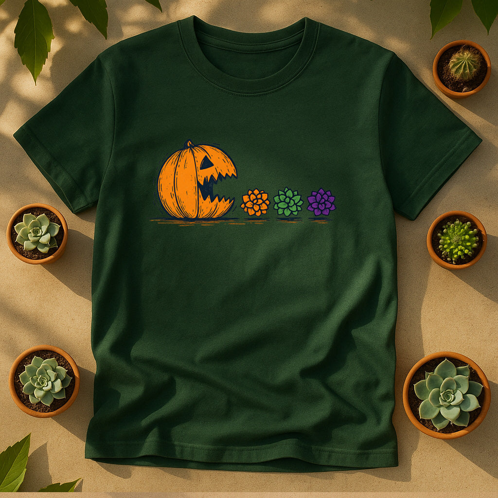Halloween Jack-O'-Lantern & Succulents Unisex T-Shirt