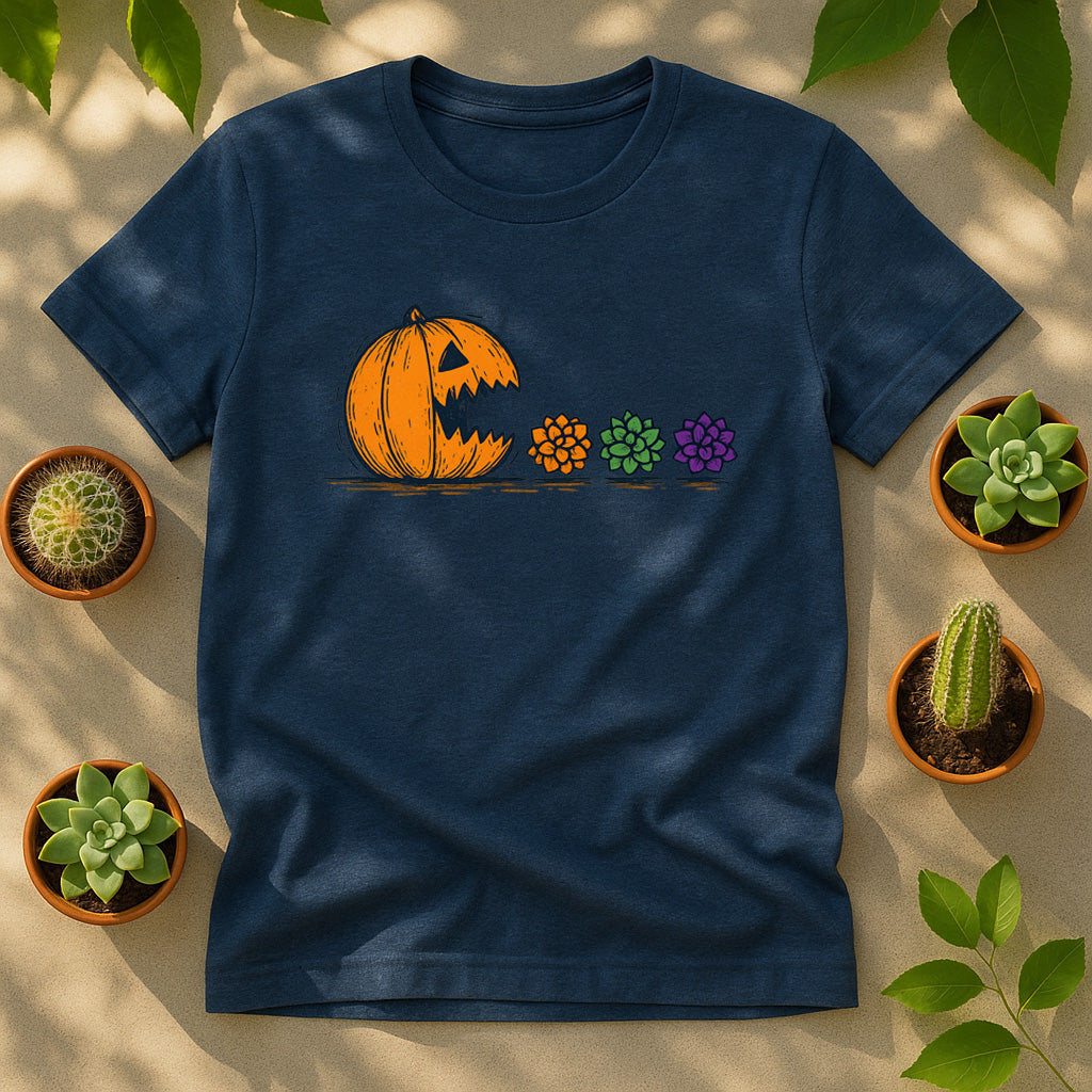 Halloween Jack-O'-Lantern & Succulents Unisex T-Shirt