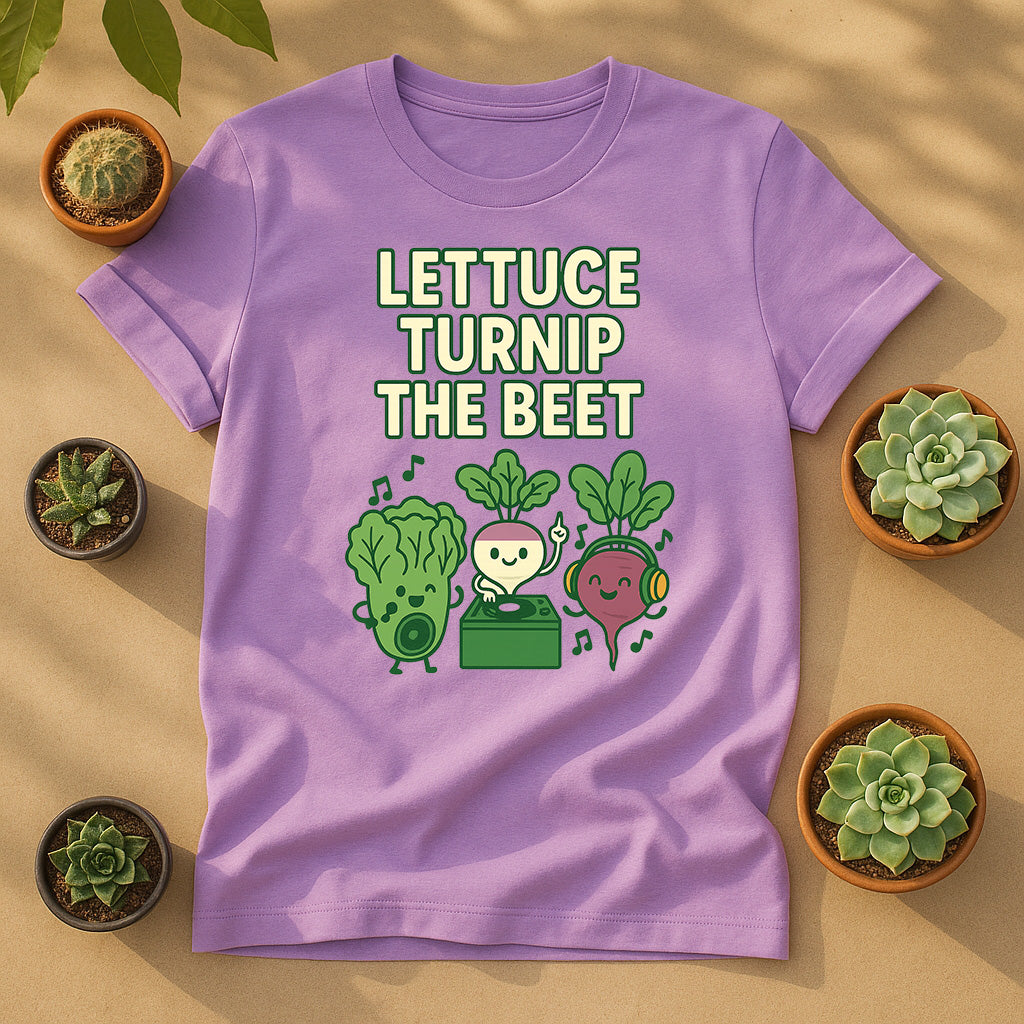 Lettuce Turnip The Beet T-Shirt, Funny Vegetable Gardening Tee