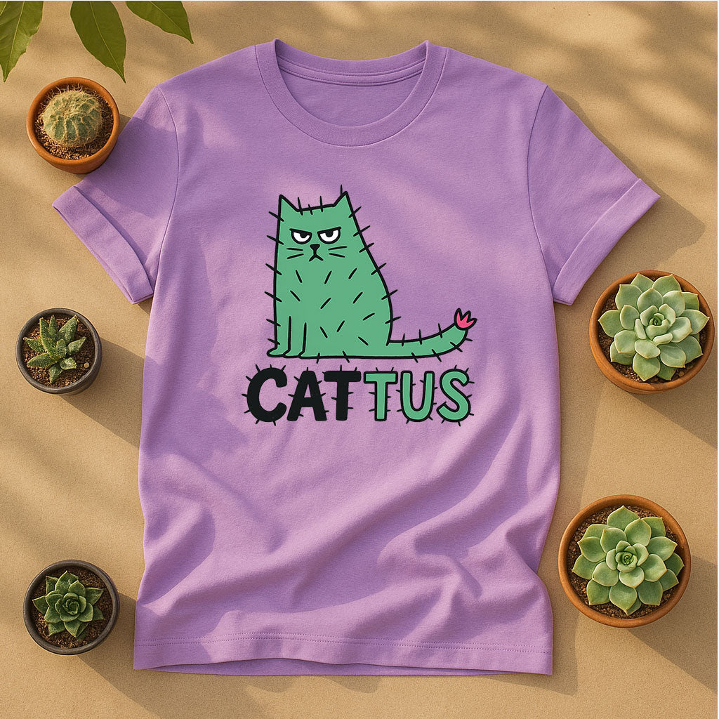 Cattus Cat Cactus Unisex T-Shirt