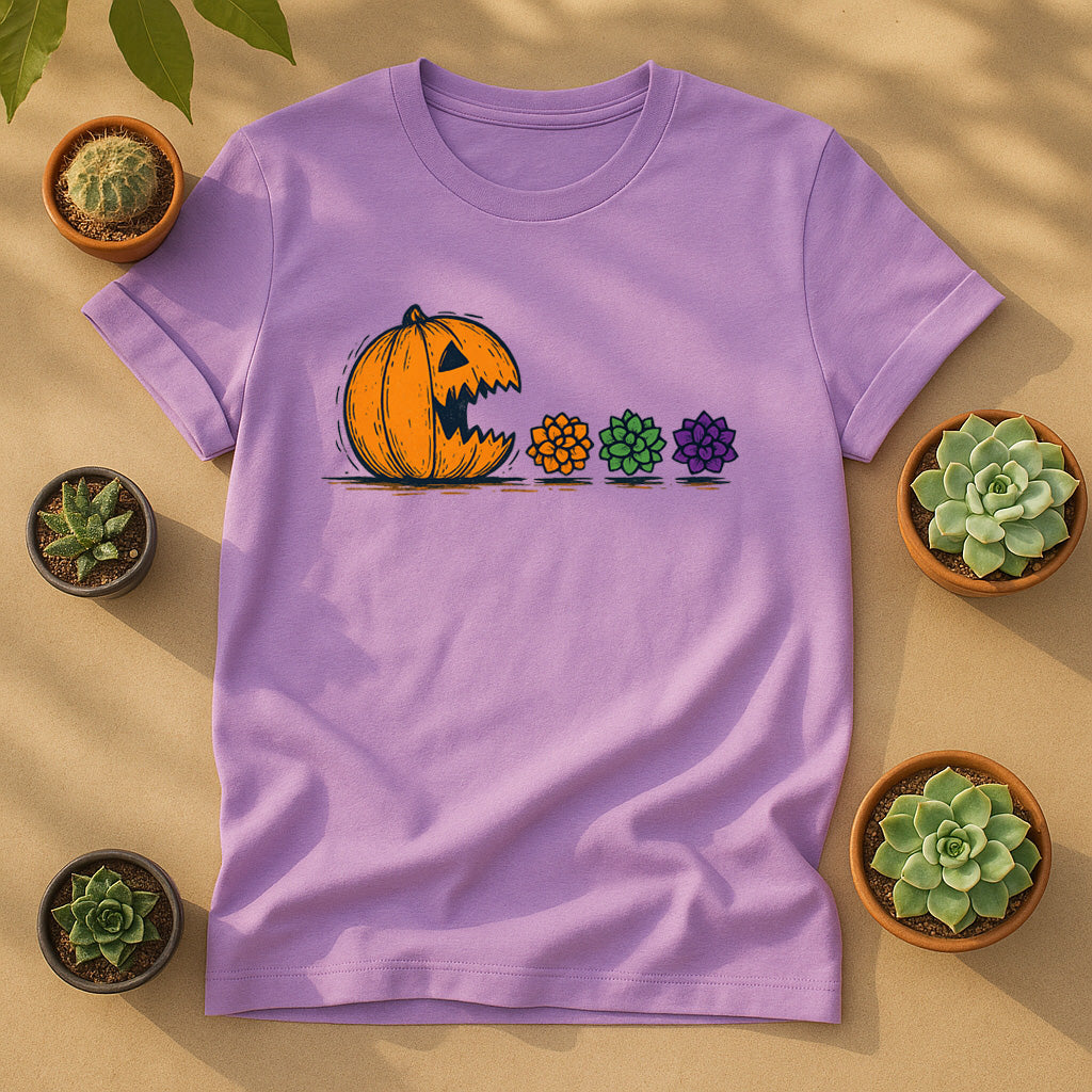 Halloween Jack-O'-Lantern & Succulents Unisex T-Shirt