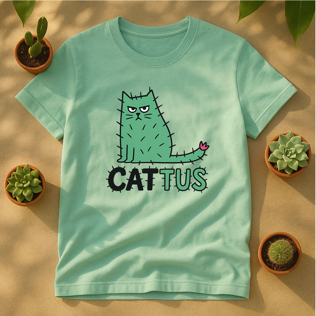Cattus Cat Cactus Unisex T-Shirt