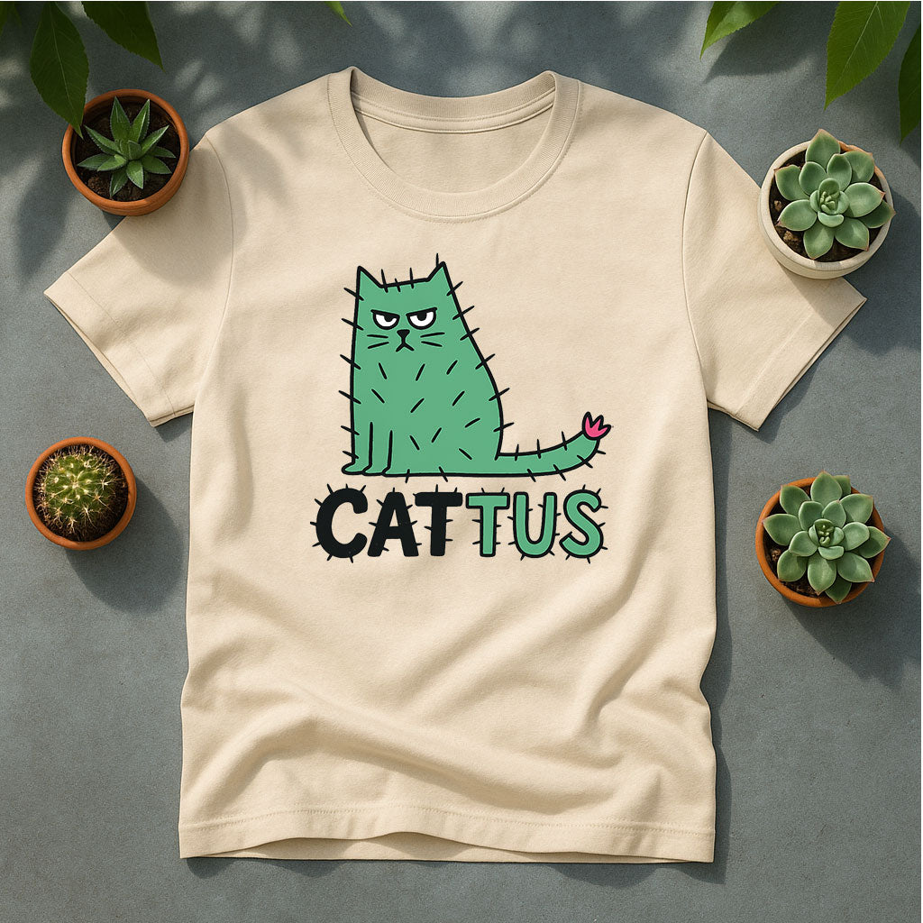 Cattus Cat Cactus Unisex T-Shirt