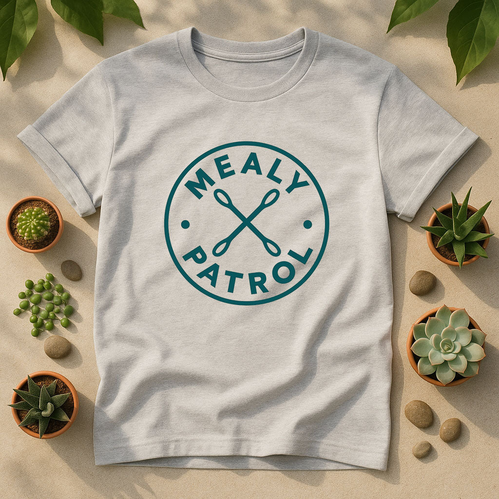 Mealy Patrol Unisex T-Shirt, Plant Lover Graphic Tee