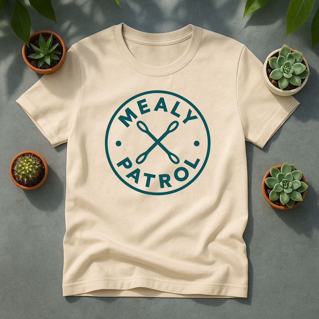 Mealy Patrol Unisex T-Shirt, Plant Lover Graphic Tee