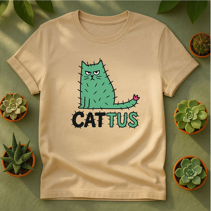 Cattus Cat Cactus Unisex T-Shirt